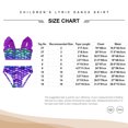 thumbnail image 6 of CHICTRY Kids Little Girls 2Pcs Mermaid Swimsuit Tankini Tops with Briefs Swimwear,Sizes 2-8 Purple 8, 6 of 6