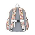thumbnail image 3 of Dogs with Flowers Backpack for School,Cute School Bag,Schoolbag with Adjustable Shoulder Straps & Padded Back,13.4"x11"x4.7", 3 of 6