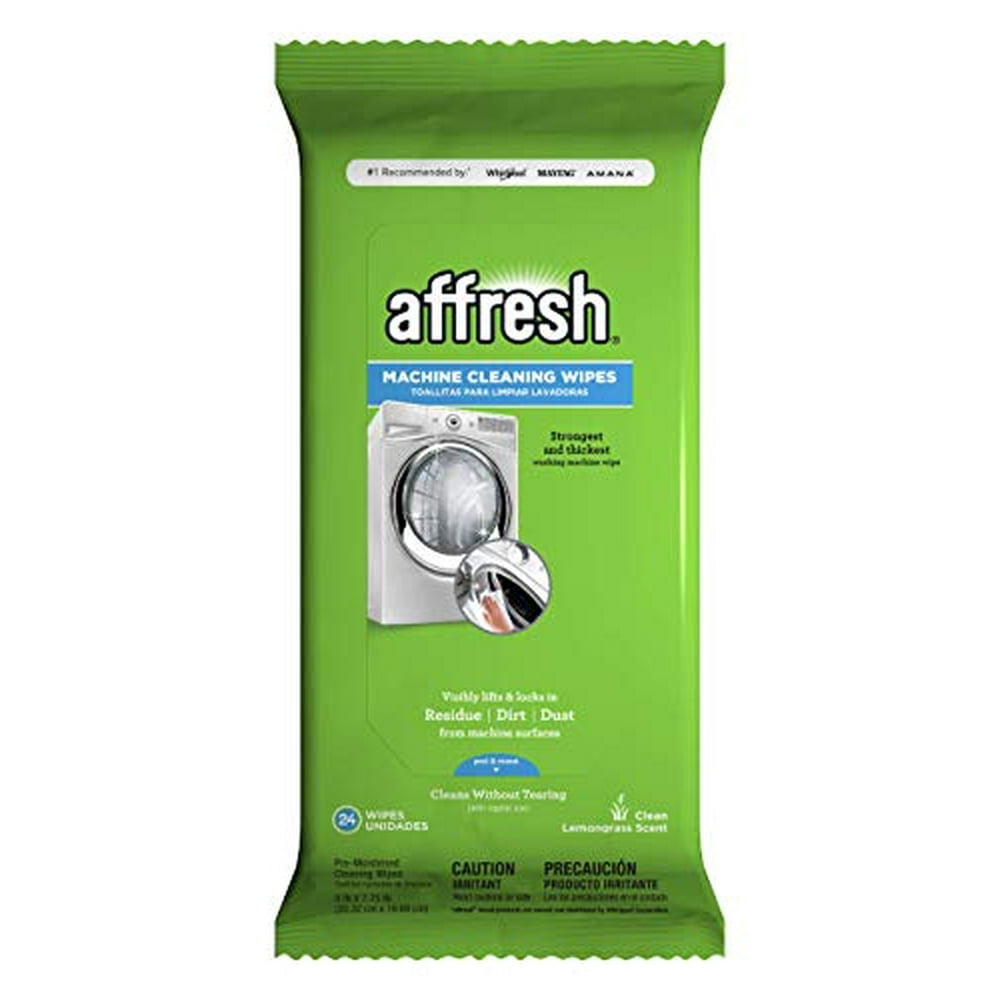 Affresh Washing Machine Cleaner, 48 Wipes (2 Packs, 24 Wipes each) Cleans Front Load and Top