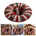 thumbnail image 2 of SIfdSeng Get it Fast 3D Visual Rug Santa up Design Festive Doormat for Xmas Indoor Outdoor Use for Front Door Bathroom Kitchen Holiday Season Carpet with Fille Santa, 2 of 9