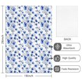 thumbnail image 2 of 4 Pcs Pioneer Flower Floral Print Pattern Funny Kitchen Towels, Microfiber Dish Towels, Kitchen Tea Towels Set 18" X 26", 2 of 6