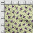 thumbnail image 2 of oneOone Georgette Viscose Pale Yellow Fabric Floral & Bee Craft Projects Decor Fabric Printed By The Yard 42 Inch Wide, 2 of 6