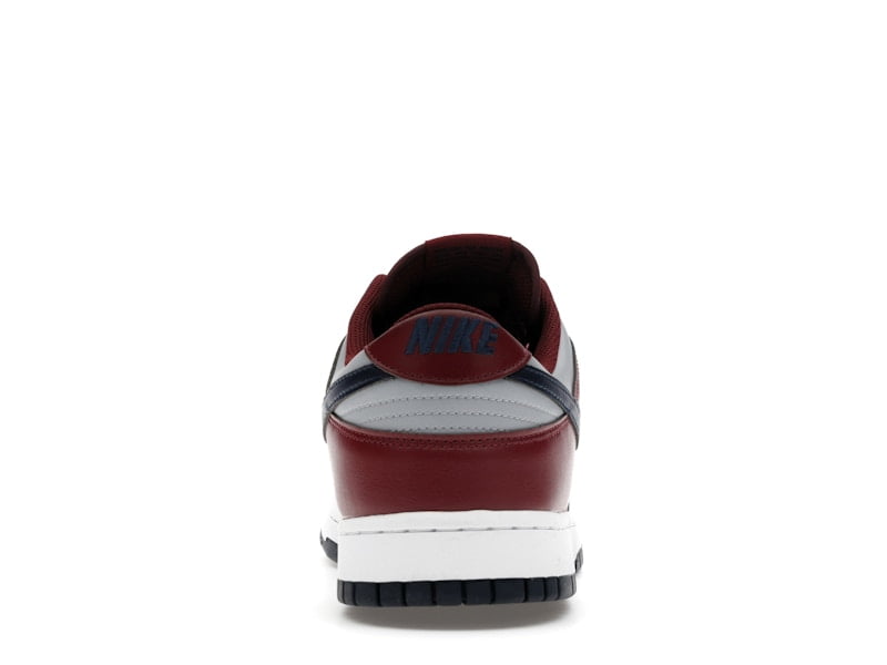 Nike Men's Dunk Low Retro Wolf Grey Obsidian Dark Team Red Shoes