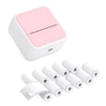 thumbnail image 1 of Photo Mini Pocket Printer Portable Thermal  Photo Printing Label Maker Machine BT Wireless Connect Compatible with for  for IOS APP Support Receipt Label Memo Sticker, 1 of 7