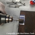 thumbnail image 4 of 10 piezas de fresas de metal para fresadora, fresas rotativas de tungsteno de doble corte de 3 mm, fresa de amoladora recta para herramientas rotativas, procesamiento de rectificado, ingeniería, 4 of 5