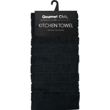 Gourmet Club Best Brands Black Kitchen Towel (Best Black Tea In The World)