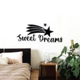 thumbnail image 2 of Sweet Dreams - Beautiful Stars Falling Star Sleeping Night Time Good Night Sleep Vinyl Wall Sticker Wall Art Decal Room Bed Room Sleeping Area House Home Decor Stickers Decoration Size (16x40 inch), 2 of 3