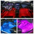 thumbnail image 3 of LEDGlow 6pc Flexible LED Million Color Interior Underdash Lighting Kit, 3 of 5