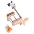 thumbnail image 4 of SHISUYAN 1 Set Miniature Toy Model Simulation Cat Tower And Cat Figurine Doll House Layout Mini Model, 4 of 7