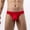 Red, variant on Men's See-Through Thong G-String Underwear, Men's Hot T-Back Thong G-String Commemorative Gift for Husband Blue L