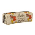 thumbnail image 1 of Easygdp Thanksgiving With A Grateful Heart para Estuche de Lápices de Cuero, Estuche de Papelería de Cuero, Estuche de Gran Capacidad con Cremallera, 1 of 7