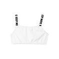 thumbnail image 2 of MSemis Kids Girls Crop Tops Camisole Tank Tops Sports Training Exercises Ivory 16, 2 of 4