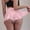 Pink, variant on Shorts for Women's Shorts Versatile Ruffled Shorts for Daily Wear and Dance High Waist Fit Comfortable Lightweight Bottoms with Pole Dance Flexibility White XXL