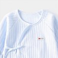 thumbnail image 4 of Gibobby Baby Onesies Comfortable Long Sleeved Crew Neck Bodysuit Color Ribbed 0 3 6 9 12 18 24Months Newborn Jumpsuit Soft Unisex Baby Clothes(1-3 Months,Blue), 4 of 4