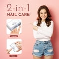 thumbnail image 2 of Electric Automatic Nail Clipper Trimmer 2-in-1 Rechargeable Fingernail, 2 of 7