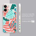 thumbnail image 3 of Case For OPPO RENO 8 7 9 6 7SE 5 4 4SE 4 3 4G 5G PRO PLUS Colour Simple Liquid Silicone Case Plants Leaf Art, 3 of 5