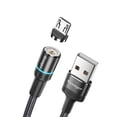 thumbnail image 2 of Essager Cable de carga para teléfono Cable de carga giratorio de 360 ​​grados Capa exterior trenzada, Negro, 2 m, Micro Methold EL5315-11, 2 of 2