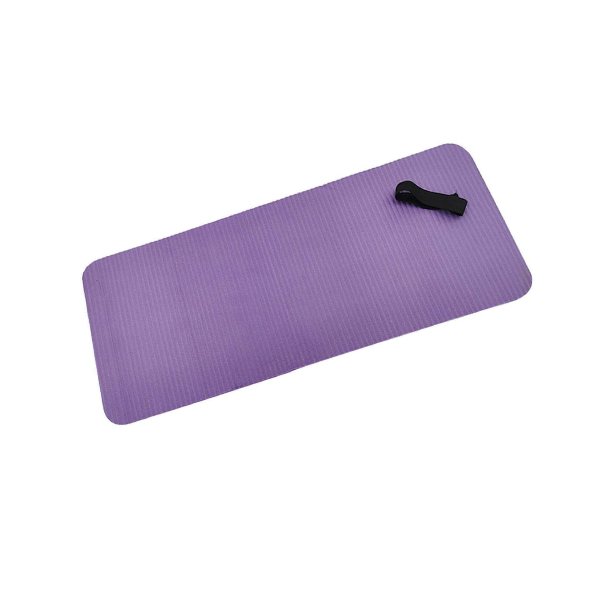 60x25cm Non Slip Yoga Mat Knee Pad Cushion Exercise Plank Pilates Travel Gym Purple