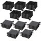thumbnail image 2 of Disipador de calor para computadoras, 10 piezas Placa base compacta Radiador Radiador de enfriamiento Radiador Artesanía superior, 2 of 8