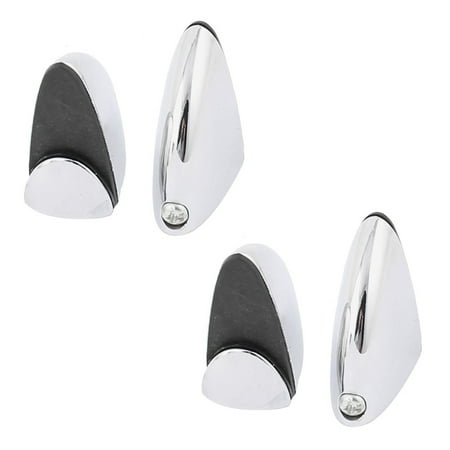 

4 Pcs F Type Glass Shelf Bracket Clip Mounting Clip Support