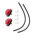 thumbnail image 2 of Kit de 2 piezas de bomba de cebado para cortacésped, accesorios de fácil instalación, repuesto negro y rojo para Hmsk105 570682 570682A, 2 of 8