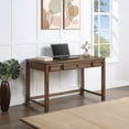 thumbnail image 2 of Baton Rouge  Sit-to-Stand Lift Wood Desk in Brushed Walnut Brown Finish, 2 of 3