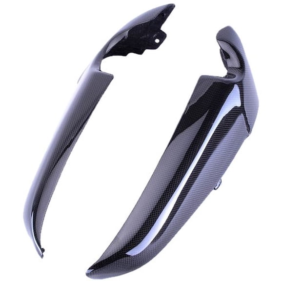Bestem CBHD-VRSC07-RAD Couvercles Latéraux en Fibre de Carbone Noire pour Radiateur Harley Davidson VRSC/2007 et Plus Tige en V