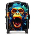 thumbnail image 1 of Crazy Monkey face Splashart Suitcase, 1 of 13