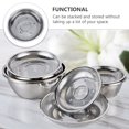 thumbnail image 3 of OUNONA 1Set Stainless Steel Salad Plate Multifunctional Dish for Household Users, 3 of 6