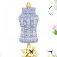 thumbnail image 5 of Dog Pet Sweater, Winter Warm Dog Cat Jumpers Clothes, Comfortable Pet Coat Costume Puppy Jumper Kitten Sweater Apparel for Small Medium Dogs Cats Blue XS, 5 of 6