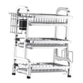 thumbnail image 3 of Lipstore Dish Drying Rack Household with Drain Board for Home Restaurant Organization 43cmx23.5cmx59.8cm, 3 of 8