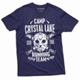 thumbnail image 3 of Crystal Lake Running Team T-shirt Mens Jason Mask Tee Shirt Counselor Tee, 3 of 5