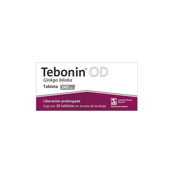Tebonin OD 240 mg 28 tabletas
