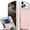 Pastel Pink/Frost, variant on Vena vCommute for Apple iPhone 16 Pro Max Wallet Case, iPhone 16 Pro Max Case with Leather Stand Card Holder [Military Grade Drop Protection] - Purple