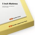 thumbnail image 4 of CL.HPAHKL 5/6/8/10/12inch Queen Size Base Foam Mattress, Medium Firm Mattresses for a Cool Sleep & Pressure Relief, CertiPUR-US Certified Bed-in-a-Box （White）, 4 of 7