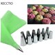 thumbnail image 4 of Advancent Juego de boquillas para manga pastelera, juego de puntas de acero inoxidable para decoración de pasteles, bolsa para glaseado, suministros para Type3 NO3 Advancent JJ10911-12B, 4 of 6