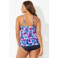 thumbnail image 2 of Swimsuits for All V-Neck Twist Tankini Set, 2 of 4
