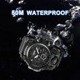 thumbnail image 3 of SKMEI Men's Watch Multifunctional Military Sports Watch Led Digital Waterproof Alarm Watch Stopwatch, 3 of 7