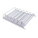 thumbnail image 4 of Empujador automático de bebidas deslizante ABS blanco, ancho ajustable, organizador de latas de refresco para refrigerador de 12 oz, 16 oz, 16,9 oz y 20 oz, 38 cm/14,96 pulgadas, 4 of 14