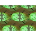 thumbnail image 1 of Ahgly Company Machine Washable Indoor Rectangle Transitional Pea Green Area Rugs, 6' x 9', 1 of 7