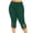 Green_#1, variant on UJNDER Women's Plus Size Thin Solid Leggings High Waist Elastic Shaped for Casual Pants and Wear Black XL