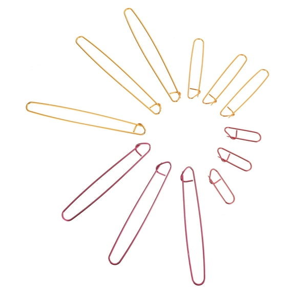 WEAVILUX Aluminum Knitting Supplies Accessories Assorted Color 12Pcs 12In