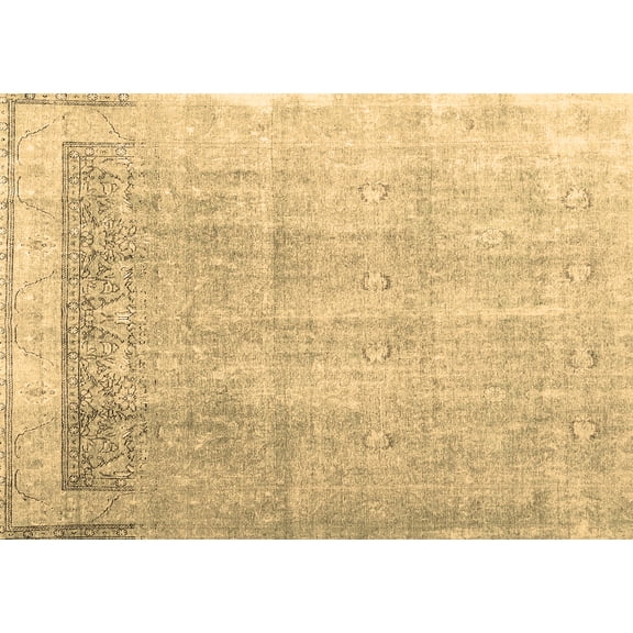Ahgly Company Indoor Rectangle Abstract Brown Contemporary Area Rugs, 5' x 8'