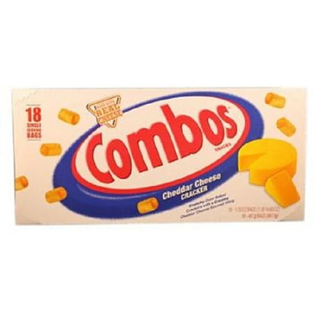 Product Of Combos, Cheddar Cheese Cracker, Count 18 (1.7 oz) - Cookie & Cracker / Grab Varieties &