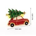 thumbnail image 4 of tredstone Christmas Dinner Napkins Decorative Tree Clasps Tree Car Car Design Metal Clasps Inlaid Rhinestone Table Setting Party Supplies Adornment Gifts, 4 of 9
