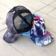 thumbnail image 2 of CC Tie-Dye Women's Ponytail Baseball Cap, 2 of 2