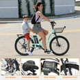 thumbnail image 5 of Lilypelle Electric Bike for Women Adults, Peak 700W Motor 20MPH, 50 Miles Electric Cruiser Bike with 36V 10.4Ah Battery, 7-Speed Electric Bicycle, 26" Tires and Front Fork Suspension, 5 of 11