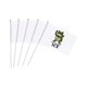 thumbnail image 2 of Exquisita decoración con banderas de ranas de Portland. Ranas sosteniendo una pequeña bandera para eventos. Bandera ondeada a mano. Banderas pequeñas., 2 of 8