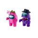 thumbnail image 3 of Among Us Pack de 2 Figuras coleccionables en color Rosa y Morado de 16 cms de altura con Accesorios Among Us 170761PKP, 3 of 7