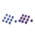 thumbnail image 1 of 20 Dados D6 Para Jugar D&D RPG Party Game Azul Y Morado Sunnimix, 1 of 8